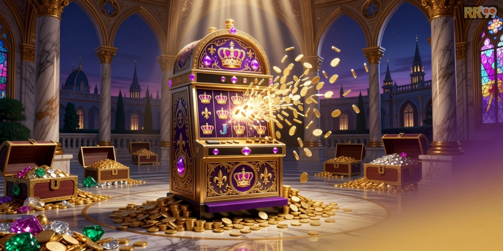 Trải nghiệm Jackpot King với jackpot tiến bộ và đồ họa sống động trong game nổ hũ rr99