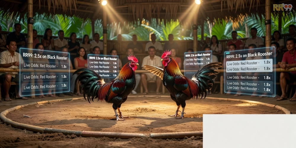 Trường gà Philippines trên RR99 với không khí sôi động và công nghệ phát trực tiếp hiện đại